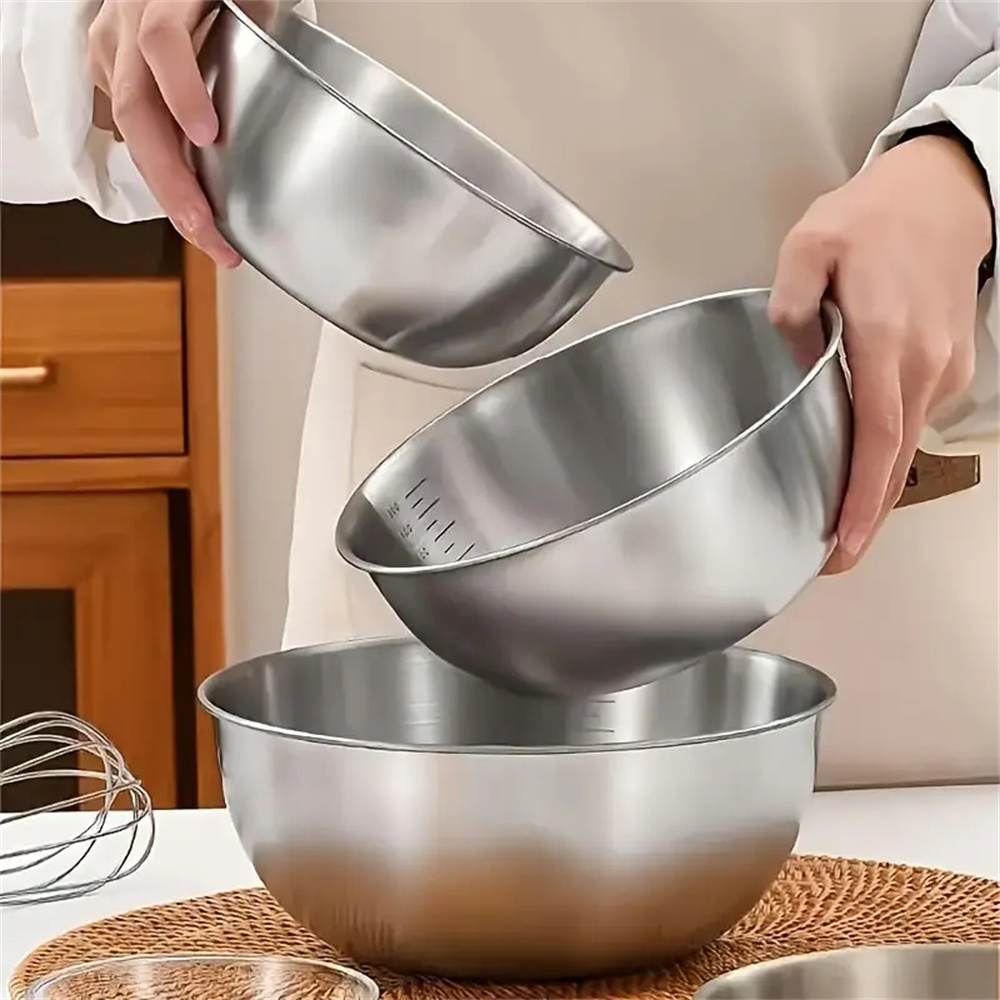 طقم أوعية ستانلس ستيل 1-3 قطع  - مراجعة Food Storage In Stainless Steel وسعره