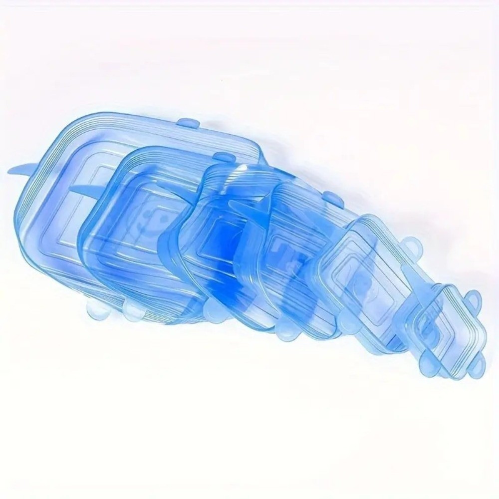 6 قطع أغطية سيليكون قابلة لإعا - مراجعة Silicone Stretch Lid وسعره