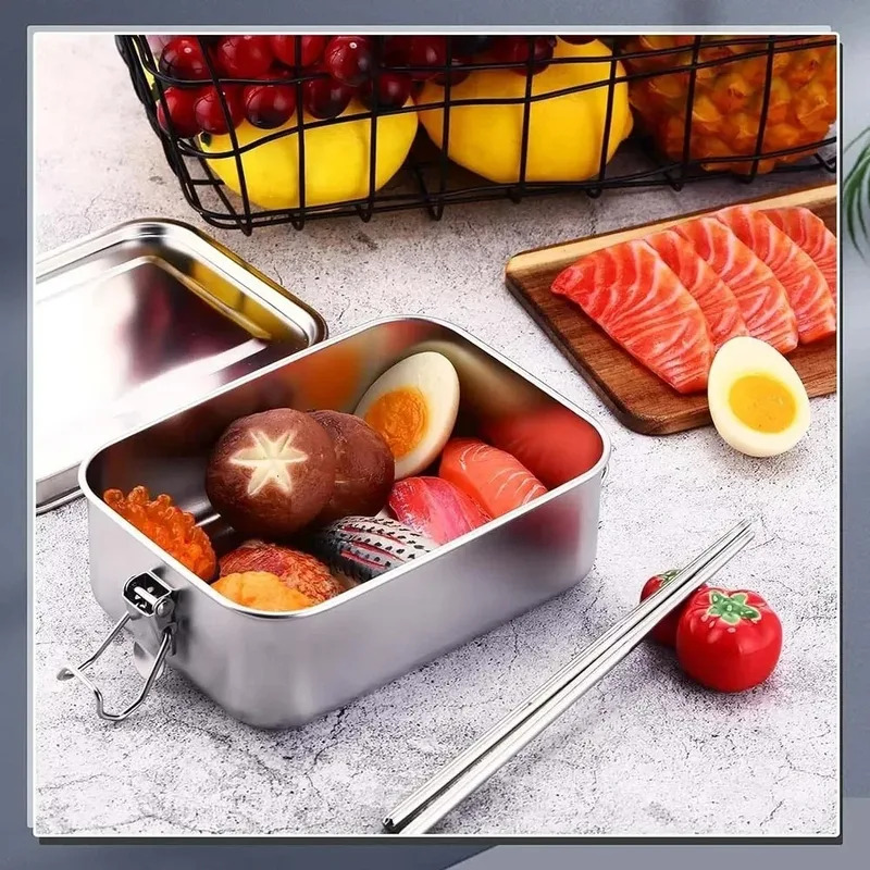 علبة طعام من الفولاذ المقاوم ل - مراجعة Food Storage Metal Box وسعره