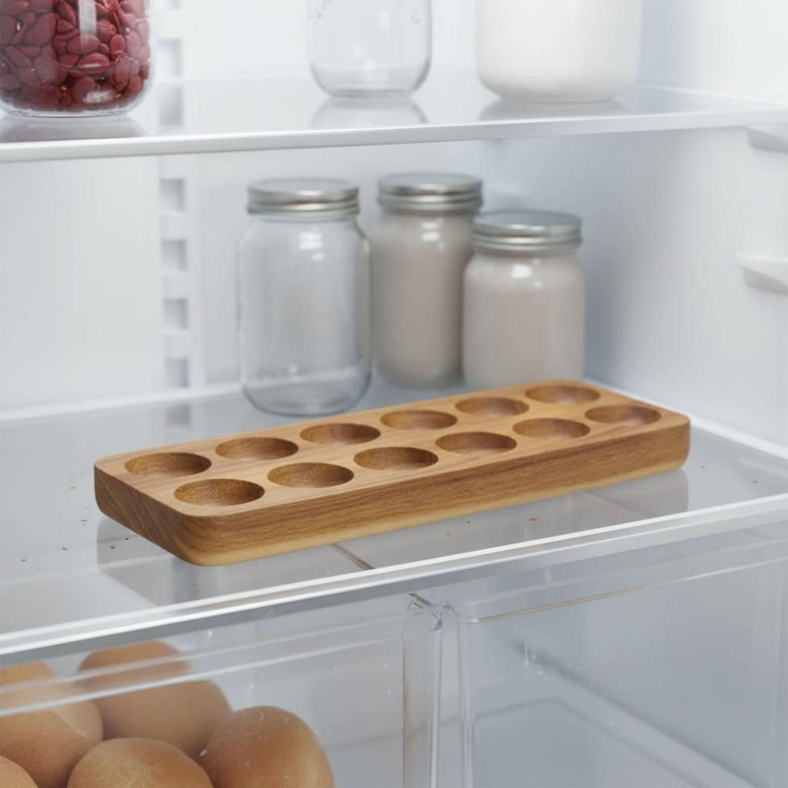 حامل بيض خشبي متين بتصميم سميك - مراجعة Food Storage Building وسعره