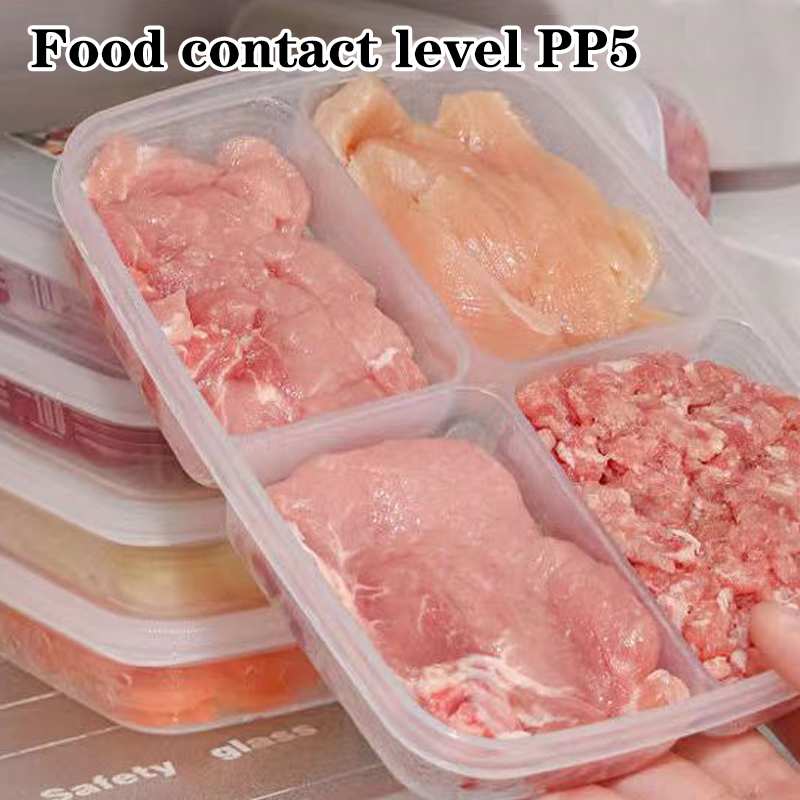 صندوق تخزين بلاستيكي جديد بـ 4 - مراجعة Food Storage Freezer Containers وسعره