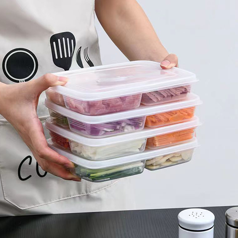 صندوق تخزين بلاستيكي جديد بـ 4 - مراجعة Food Storage Freezer Containers وسعره
