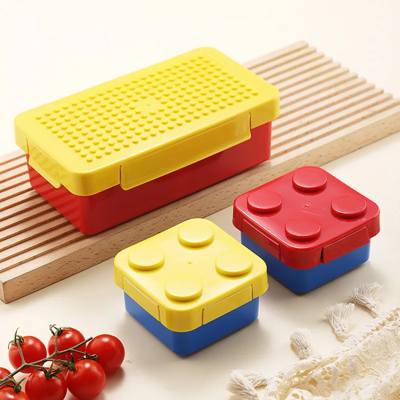 بنة علب الاغذية اللون اللبنات  - مراجعة Food Storage Building وسعره