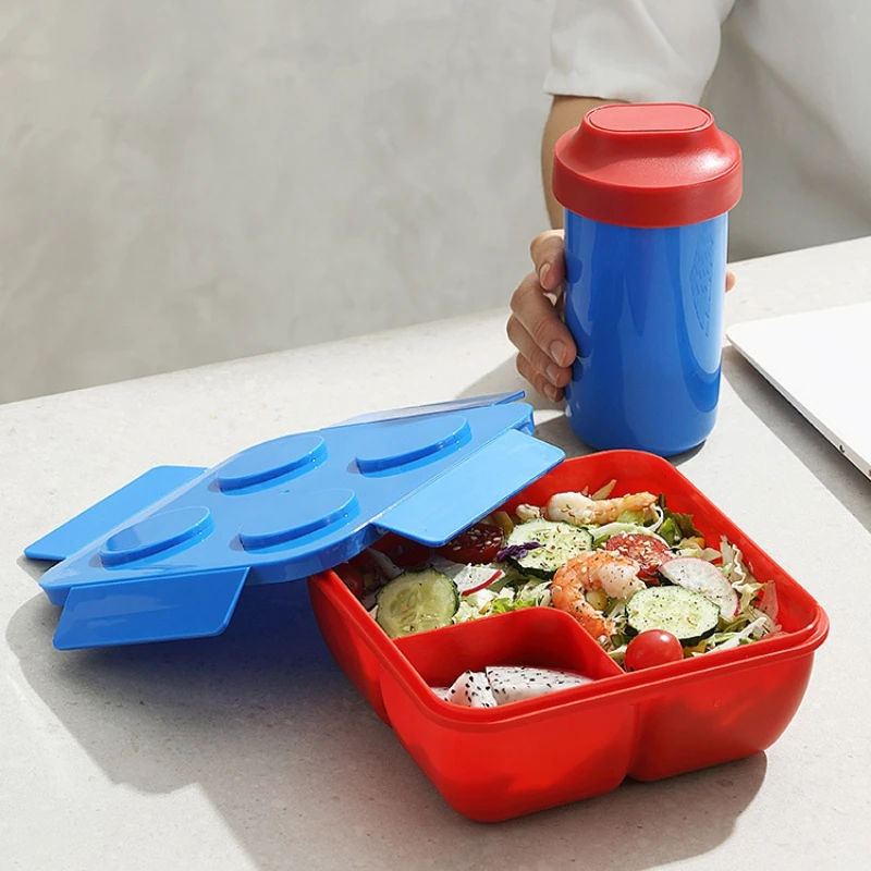 صندوق الغداء DIY بنة وحدات محم - مراجعة Food Storage Building وسعره