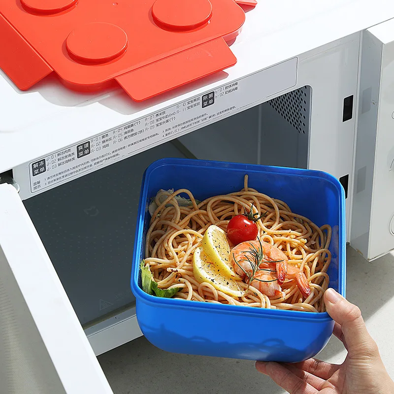 صندوق الغداء DIY بنة وحدات محم - مراجعة Food Storage Building وسعره