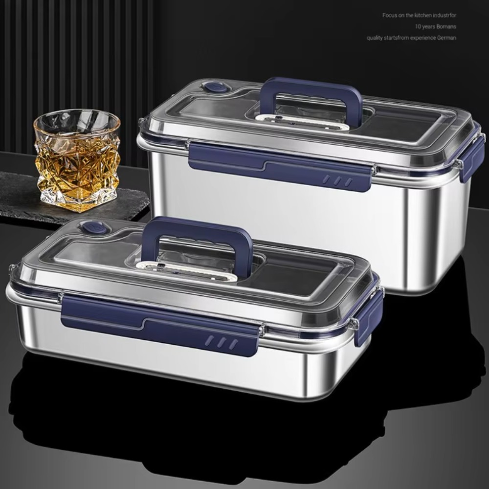 مجموعة حاويات تخزين الطعام من  - مراجعة Food Storage Metal Box وسعره