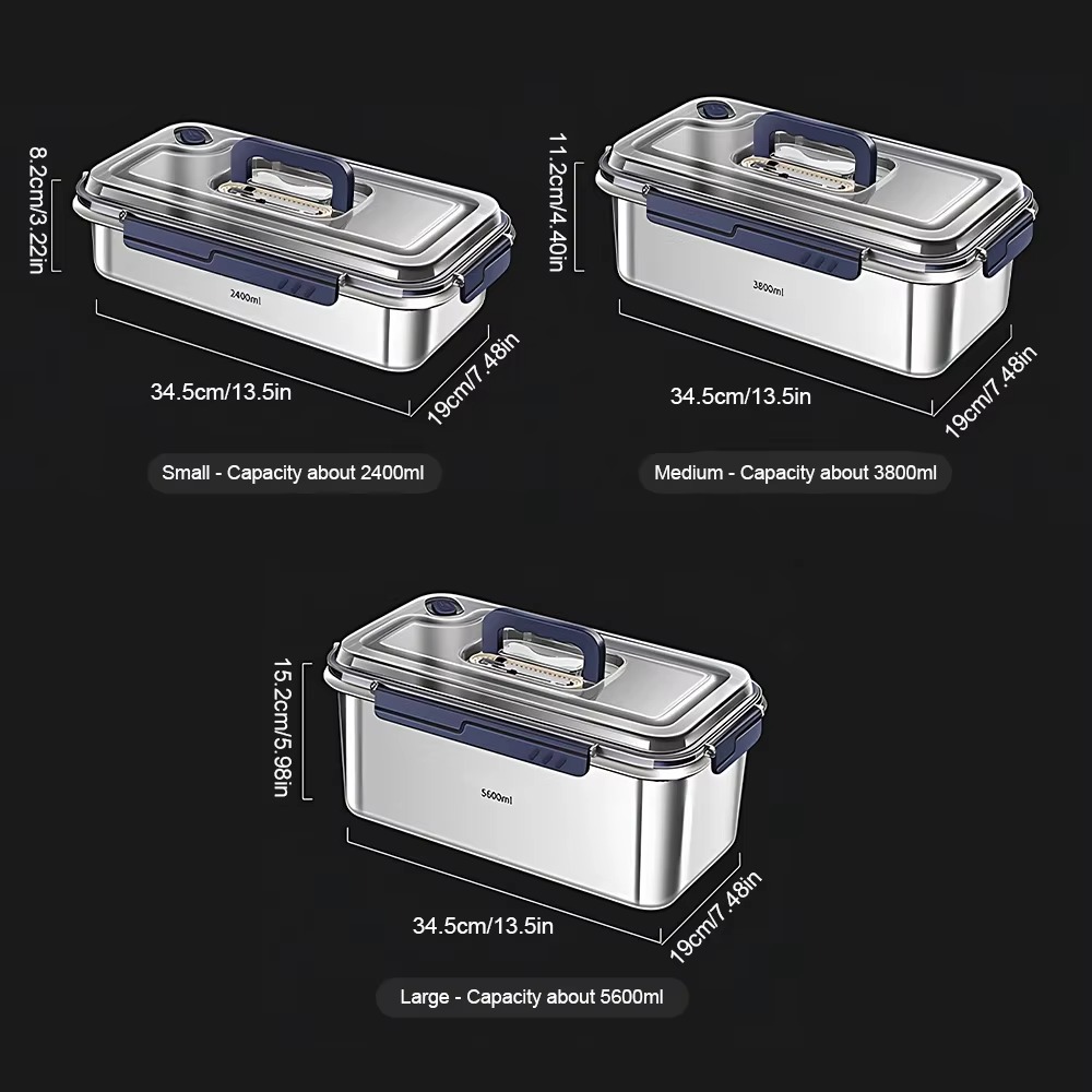 مجموعة حاويات تخزين الطعام من  - مراجعة Food Storage Metal Box وسعره