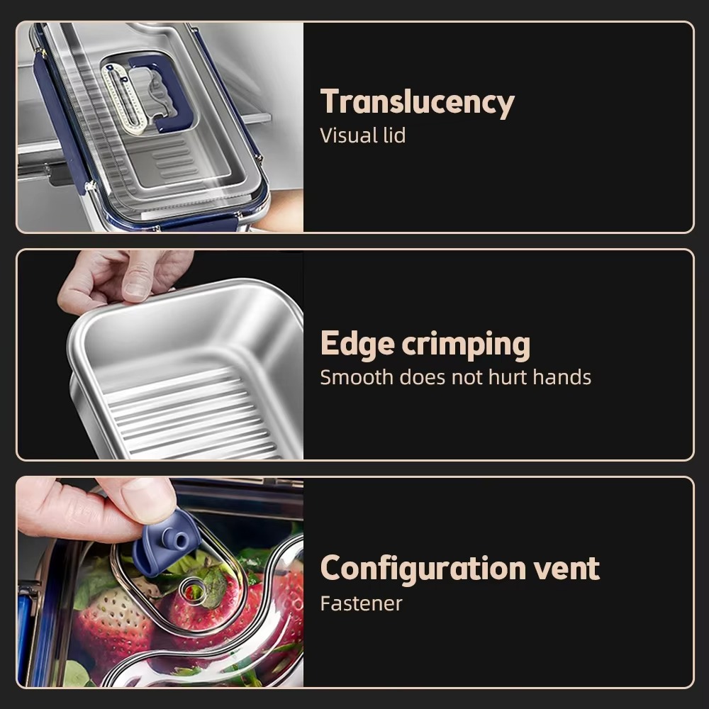 مجموعة حاويات تخزين الطعام من  - مراجعة Food Storage Metal Box وسعره
