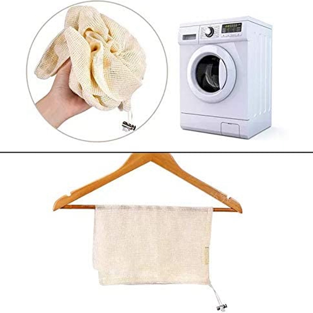 مجموعة مكونة من 9 قطع من أكياس - مراجعة Produce Bag Reusable Mesh وسعره