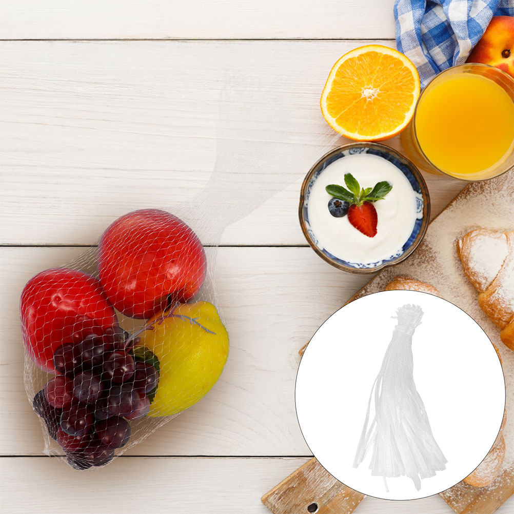 100 قطعة من أكياس الشبك الممتا - مراجعة Produce Bag Reusable Mesh وسعره