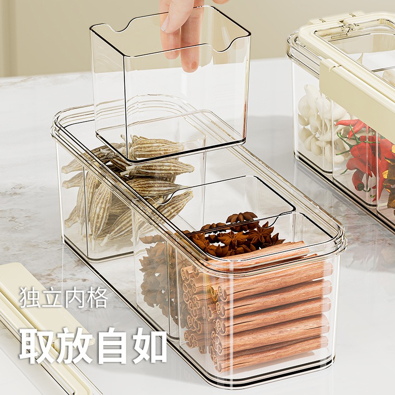 صندوق تخزين توابل محمول، علبة  - مراجعة Food Storage Metal Box وسعره