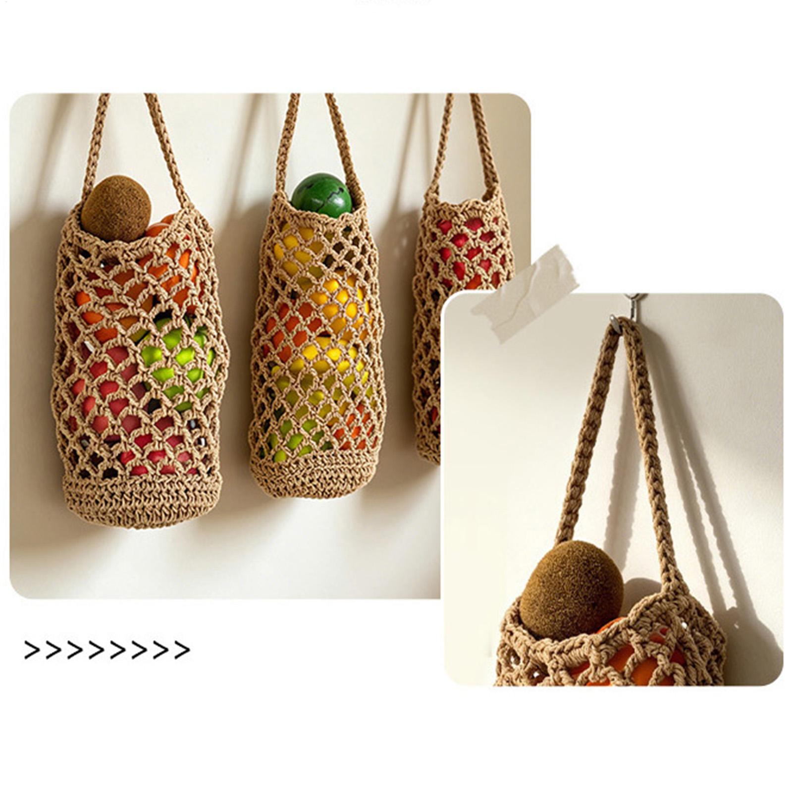 حقيبة تخزين الخضروات المنسوجة  - مراجعة Produce Bag Reusable Mesh وسعره