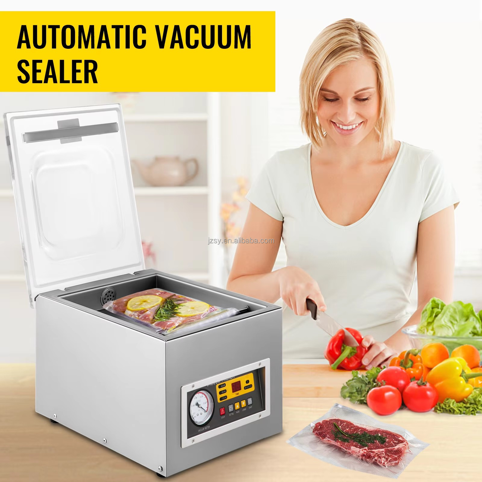آلة تعبئة الفراغ التجارية أكيا - مراجعة Vacuum Sealer Bag وسعره