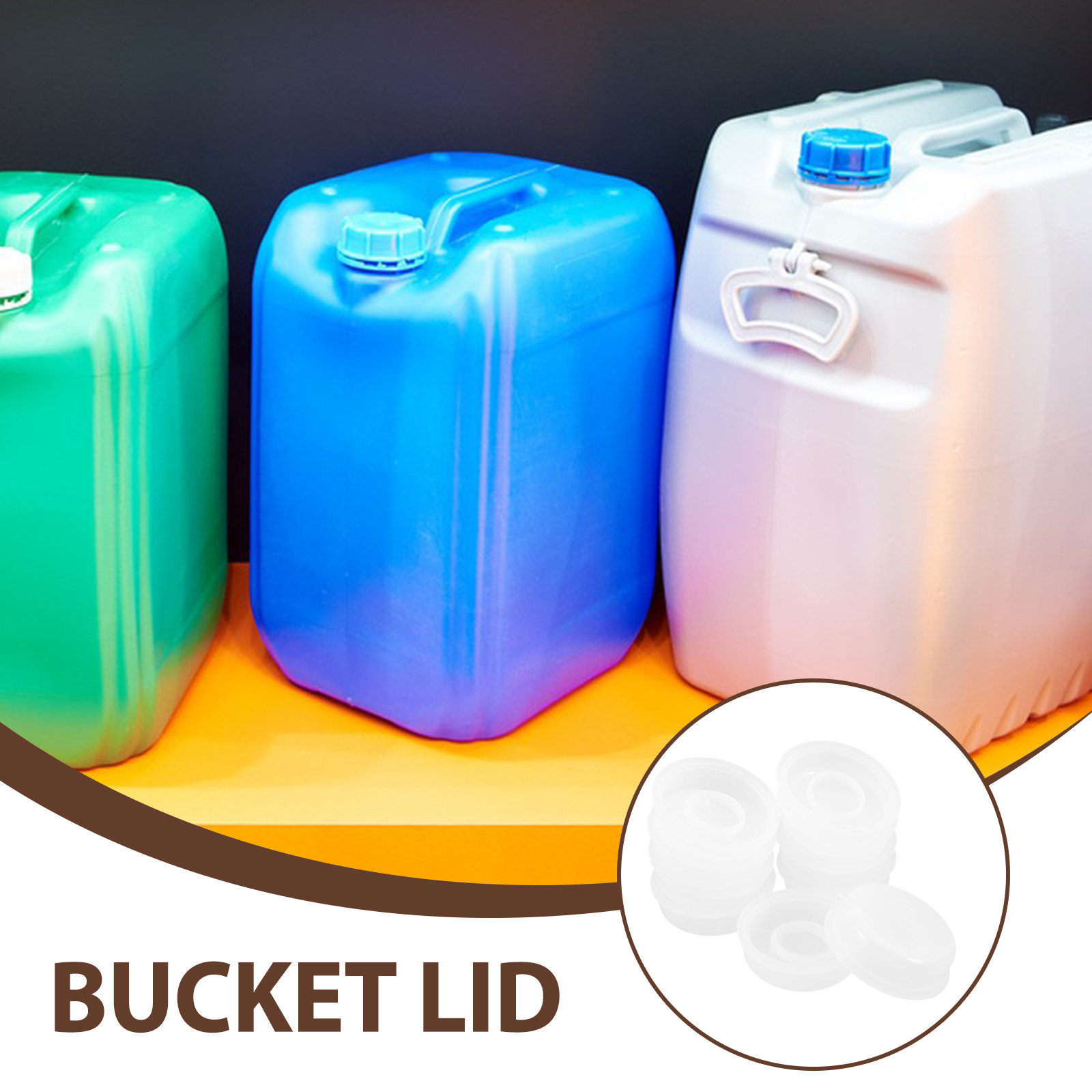 10 قطع أغطية بلاستيكية لبراميل - مراجعة Food Storage Pet وسعره