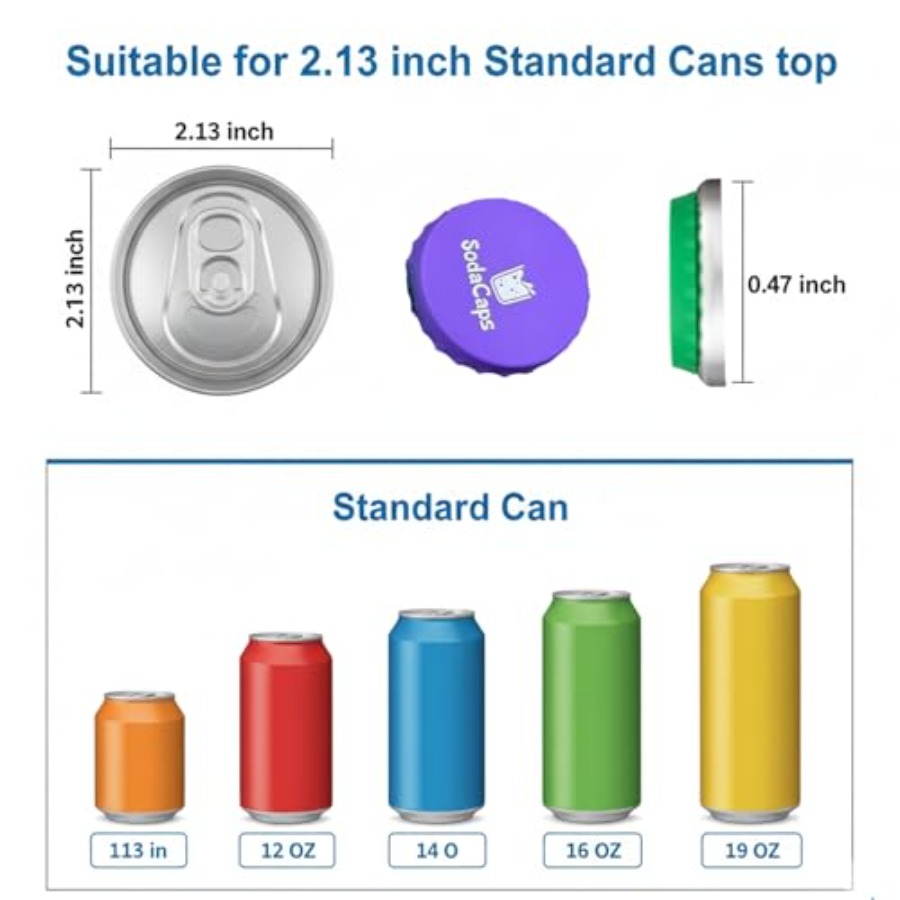 أغطية علب المشروبات الغازية من - مراجعة Silicone Stretch Lid وسعره
