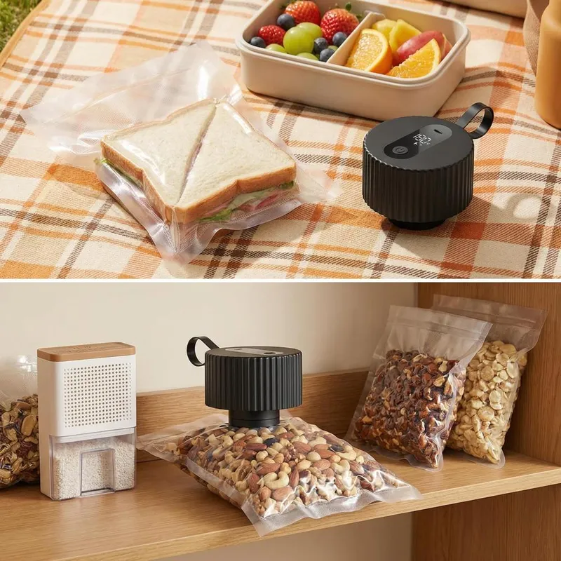 جهاز تفريغ الهواء الكهربائي لب - مراجعة Food Storage Vacuum وسعره