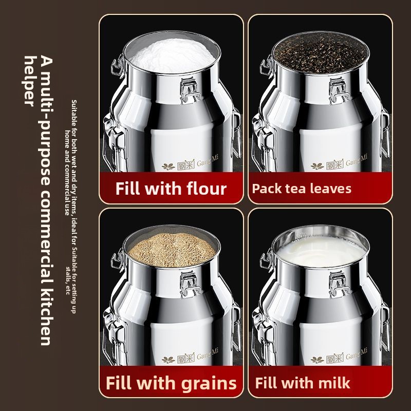 براميل تخزين ونقل الحليب والحب - مراجعة Food Storage In Stainless Steel وسعره